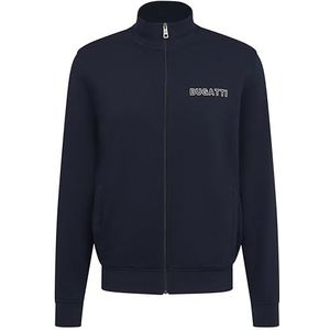 bugatti Heren sweatshirt sweatjack ritssluiting opstaande kraag lange mouwen, 390-marine, S