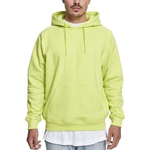 Urban Classics Blanke hoodie Sweatshirt met capuchon heren, Frozen Yellow, M