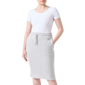 GANT REL MIDI Shield Rok, lichtgrijs gem., 3XL