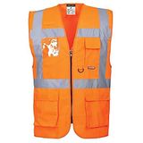 Portwest Berlin Executive Vest Size: XL, Colour: Oranje, S476ORRXL