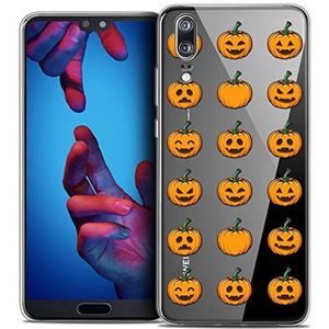 Beschermhoes voor Huawei P20, ultradun, Halloween, Smiley, pompoen