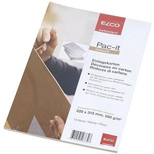 Elco Safe versterkingsdozen, voor enveloppen, C4, 220 x 315 mm, grijs, 10 stuks
