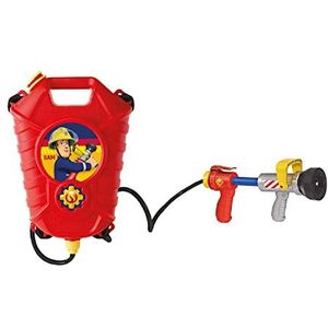 Simba - Brandweerman Sam – navulverpakking waterpistool – 23 cm – vuurstarter – verstelbare bandjes – 109252293002