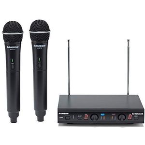 Samson Stage 212 Frequency-Agile Dual Channel Vocal VHF Wireless System