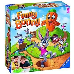Ravensburger - Funny Bunny, bordspellen voor kinderen van 4 jaar, speelgoed voor kinderen van 4 jaar, bordspellen voor kinderen, cadeaus voor kinderen
