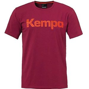 Kempa - Sportshirt Graphic - Dieprood - Kinder