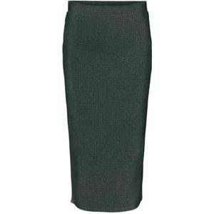 VMCORA HW Calf Skirt JRS Boo GA, Scarab/Detail: zilver Lurex Melange, M