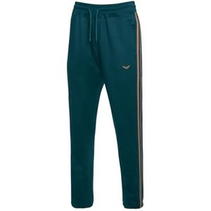 TRIGEMA Joggingbroek met contrasterende zijstrepen, saffier, XL