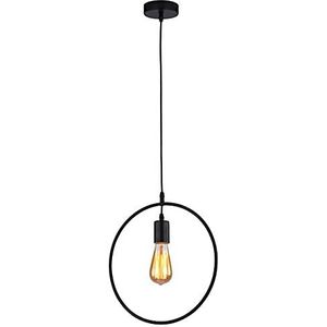 Homemania IT-3300208 Carsten Hanglamp, plafondlamp, zwart, metaal, 33 x 33 x 166 cm