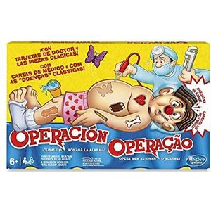Hasbro Gaming – Operation, klassieke editie (B2176150) Spaans/Portugese versie, kleurrijk