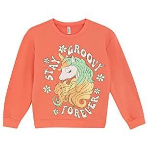 DeFacto Sweatshirt voor meisjes, Lt.koraal, 3-4 Jaren