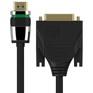 PureLink ULS1300-005 Gecertificeerde High Speed HDMI/DVI-kabel met HDMI-veiligheidssluiting (FullHD resolutie tot 1920x1080 pixels (1080p), 0,50m, zwart