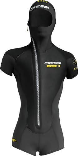 Cressi - Shell Freedivingjack - Zwart - Neopreen - 3.5-5 Mm