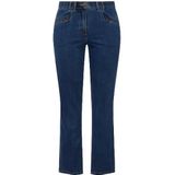 Ulla Popken - Mony - Jeans - Blauw Denim - Slimfit - Mid Waist