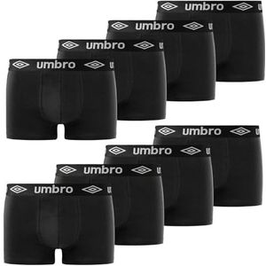 Boxershorts voor heren, van 100% katoen, ademende mesh, natuurlijk (8 stuks), Zwart, S