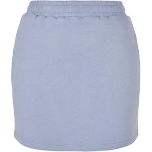 Urban Classics Damesrok van biologisch katoen, basic minirok voor vrouwen, organic terry mini-rok, verkrijgbaar in 3 kleuren, maten XS - 5XL, Violablue, XS