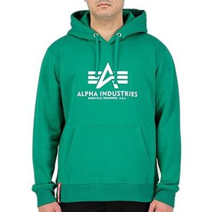 Alpha Industries Basic Hoody Sweat met capuchon voor heren Jungle Green