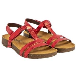 Art 0946S I Breathe, damessandalen, metallic-rood, 36 EU, metallic, rood, 36 EU