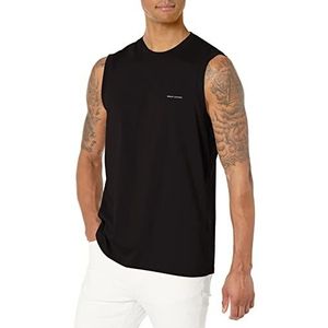 Armani Exchange Herentank, relaxed, T-shirt met print, zwart, M