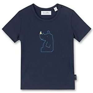 Sanetta Baby-jongens 902290 T-shirt, indigo blauw, 56, blauw (indigo blue), 56 cm