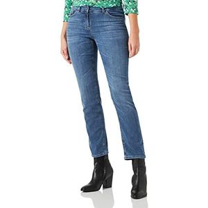 GERRY WEBER Edition Dames 822072-66810 jeans, blauw denim met gebruik, 34R, Blue denim met gebruik, 34