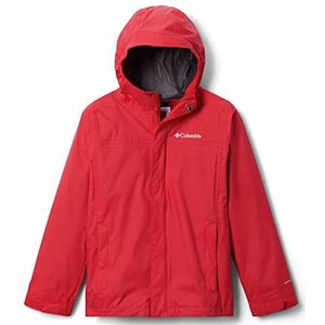 Columbia Boys' Big Breathable Watertight Jacket, Mountain Red, Large