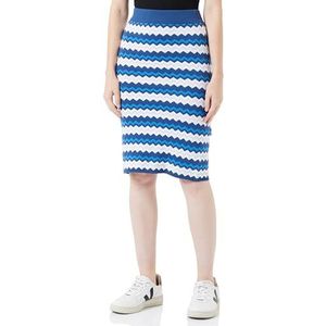 nascita Dames gebreide midirok 11026719-NA03, blauw meerkleurig, M, Blauw meerkleurig., M