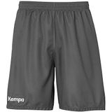 Kempa - Klassieke Korte Broek - Antraciet - 100% Polyester - Koord in Tailleband