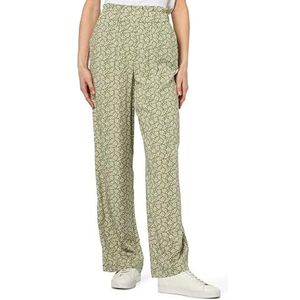 VILISE NUA H/W Straight Pants/R, Oliegroen/Aop: nua, 42