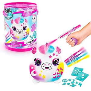 Canal Toys - Airbrush Plush Baril – pluche dier squichy spray kunst met viltstiften en sjablonen – creatieve vrije tijd voor kinderen – vanaf 6 jaar – OFG 266