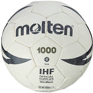 Molten IHF Goedgekeurd Club/School Handbal - Wit/Zwart, Maat 0