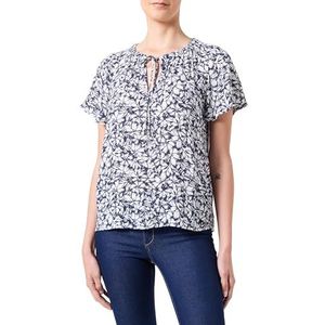 VERO MODA VMMENNY String SS TOP WVN GA, Navy Blazer/Aop: huki, M