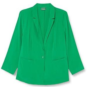 Samoon Dames 230021-21120 Blazer, Really Green, 52, echt groen, 52