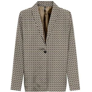 ONLY Dames Onlnova Life Elite L/S Pimo AOP Blazer, Chipmunk/Aop: 588 Breaker Geo, XS