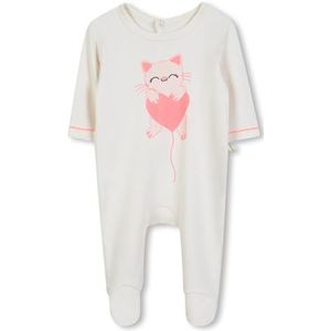 Billieblush U21429 Pyjamaset voor meisjes, Wit, 6 Maanden