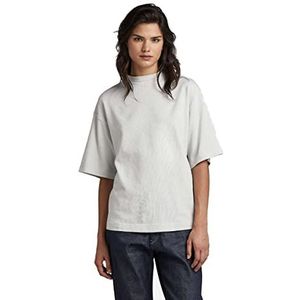 G-STAR - Raw Mock Neck Top - Grijs - Dames - Halflange Mouwen