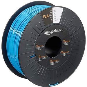 Amazon Basics 3D-printerfilament, PLA, 1,75 mm, blauw, spoel van 1 kg