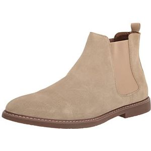 Steve Madden Highline Chelsea Boot voor heren, Zand Suede, 43 EU