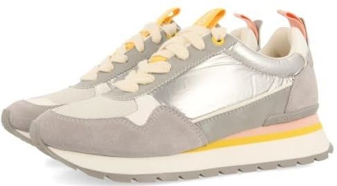 Gioseppo - Samoset - Sneakers - Zilver - Innovatief Materiaal - Verwijderbare Binnenzool