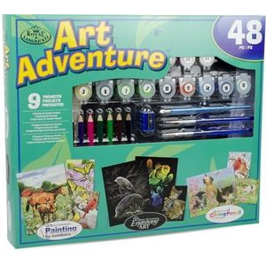 Royal & Langnickel Art Adventure Crayon - gesorteerd (Pack van 9)