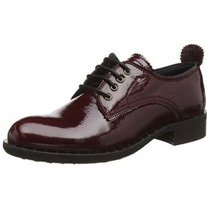 Hilfiger Denim MAYKE 12P Derby veterschoenen voor dames, Rood Cabernet 627, 41 EU