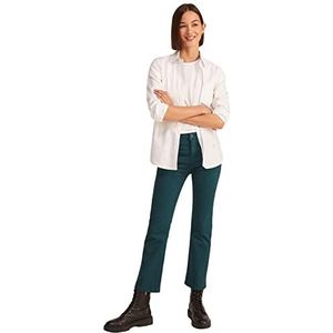 Springfield Jeans Kick Flare Duurzaam wassen, groen, regular voor dames, Celeste Y Blanco, 32
