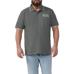 s.Oliver Big Size - Polo - Grijs - Katoen