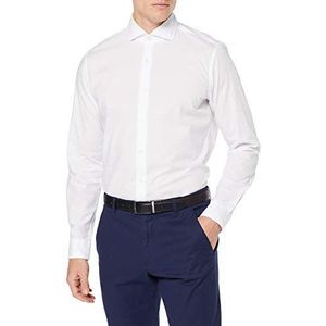 Strellson Premium Sereno-SW business overhemd heren, Wit (Wit 100), 37