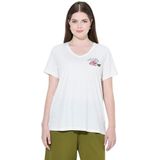 gs1 data protected company 4069787000005 Dames, Flowers Don´t Tell Shirt, gebroken wit, 42-44