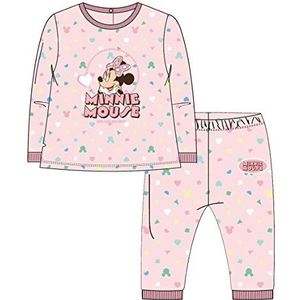 Artesania Babymeisjes Pijama Largo Minnie slaapromper, Pink (Rosa C07), Eén maat (Fabrikant maat:3 Jaren)