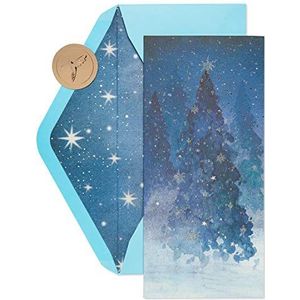 Papyrus 6139134 Boxed Card, 1 EA, Besneeuwde bomen 16/Pkg