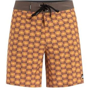 Quiksilver Boardshorts SURFSILK RECHTE BEEN 18 Heren Bruin 32