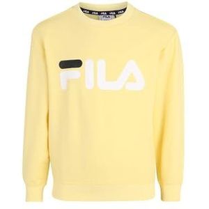 FILA Unisex kinderen Babina Greda Classic Logo Crew Sweatshirt, geel (pale banana), 122-128