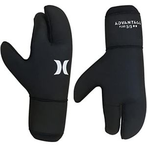 Hurley Heren M Advantage Plus 5 mm 3 vinger handschoen, zwart, XL